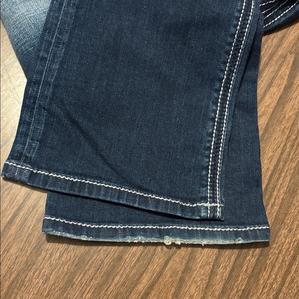 Rock Revival Lucille Boot Size 28 Dark Denim Jeans - Picture 5 of 5